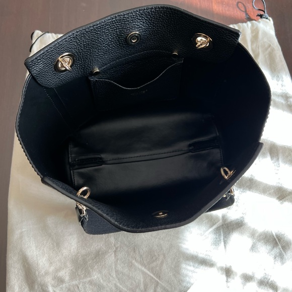 Jimmy Choo Black Leather Tote Bag - Picture 4 of 6